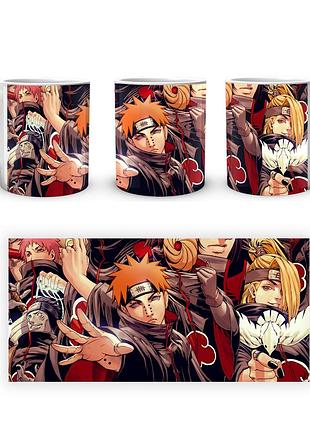 Кружка geek land белая наруто naruto пейн тянет руку na.02.323