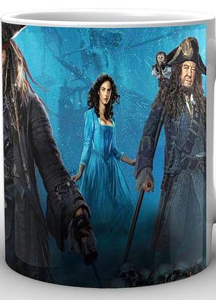 Кружка geekland белая pirates of the caribbean пираты карибского моря постер пятой части pc.02.029