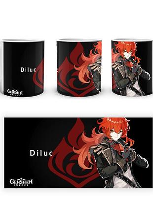 Кухоль geekland genshin impact геншин імпакт diluc дилюк gn 02.485