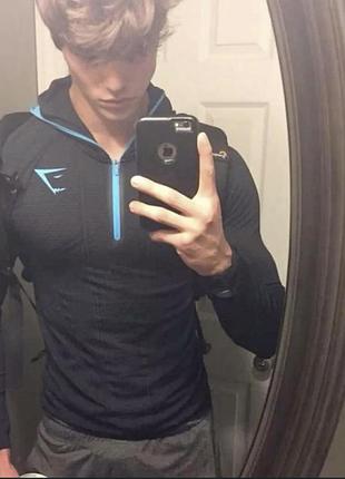 Gymshark onyx v1 hooded compression long sleeve 4