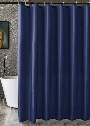 Шторка для ванной bathlux водонепроницаемая 180 x 180 люкс качество, синяя