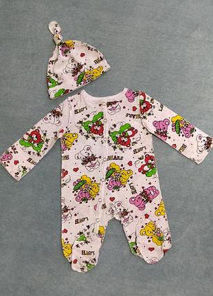 Комплект для новорожденных handmade