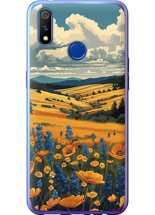 Чохол на realme 3 pro українське поле "6082u-1863-851"