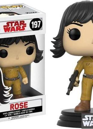 Фігурка funko pop фанко поп роуз тіко зіркові війни star wars the last jedi rose 10 см sw r 197