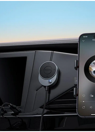 Аудио ресивер hoco e150 path car aux bluetooth receiver с кабелем (bt5.4, 1.5m) 4