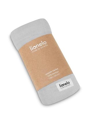 Пеленка lionelo bamboo swaddle grey stone