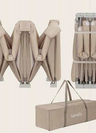 Манеж lionelo florence easy fold beige sand 4