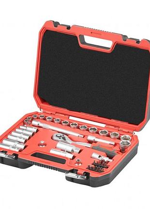 Набір інструментів 3/8" 39ед. intertool et-9039