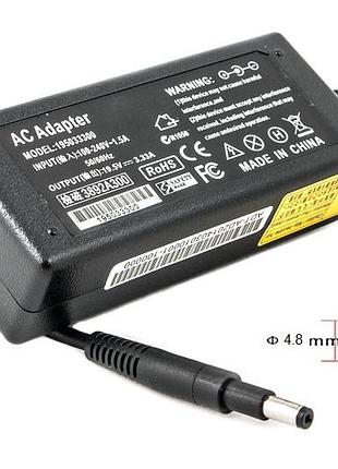 Блок питания для ноутбуков powerplant hp 220v, 19.5v 65w 3.33a (4.8*1.7)
