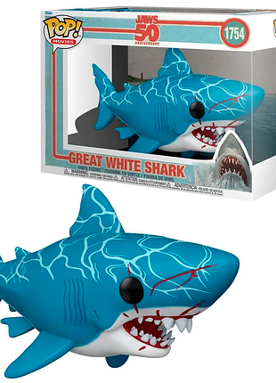 Фігурка funko pop фанко поп щелепи акула людожер jaws велика біла акула 15см fp movies j 1754