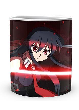Кружка geekland белая убийца акаме akame ga kill! red agk 02.14
