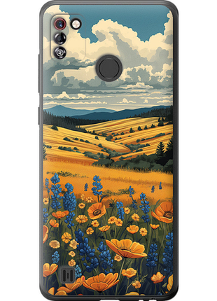 Чехол на tecno pop 4 pro bc3 украинское поле "6082u-2444-851"