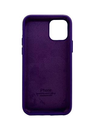 Чохол для смартфона silicone full case aa open cam for apple iphone 11 pro кругл 22,dark purple 3