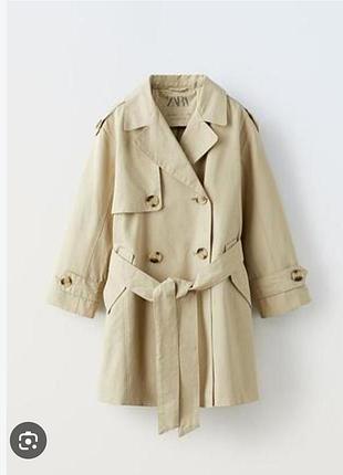 Тренч плащ zara
