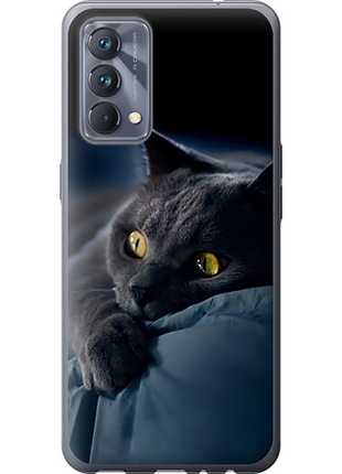 Чехол на realme gt master дымчатый кот "825u-2852-851"