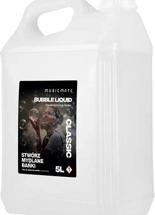 Жидкость для пузырей musicmate 5l mbl bubble 5l – *бульбашка 5л*