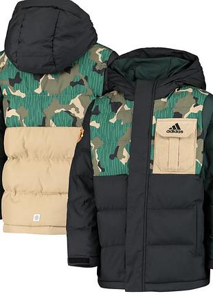 Пуховік adidas оригінал куртка пухова зимова adidas p.13-14 років
