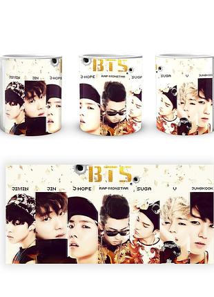 Кружка geekland bangtan boys bts портреты участников с именами cp 04.479.644