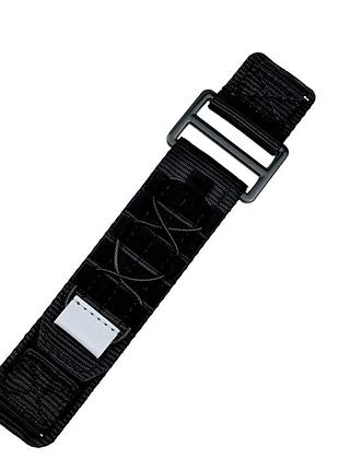 Ремінець для годинника nylon pro black 20 мм