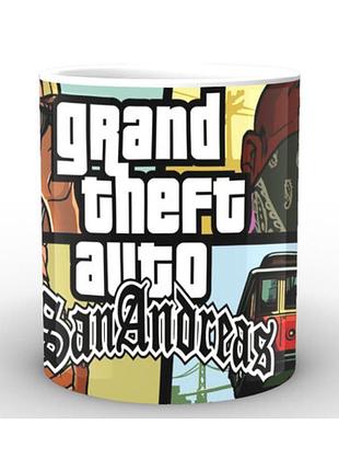 Кружка geekland gta гта сан андреас gt.02.07 белая