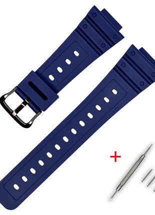 Ремінець для casio g-shock dw-5600 b dark blue bk