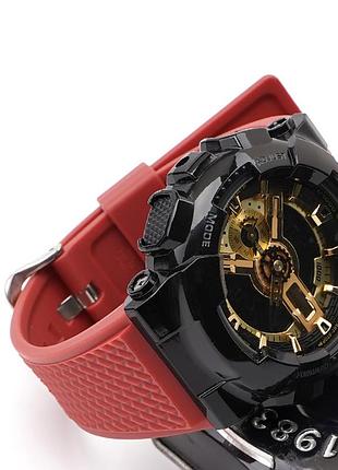 Ремешок для casio g-shock ga-100/110 red si 4