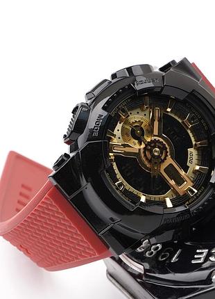 Ремешок для casio g-shock ga-100/110 red si 5