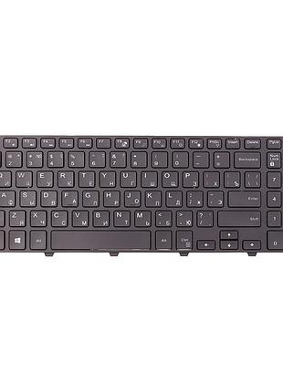 Клавіатура для ноутбука dell inspiron 5558 чорна, підсвічування