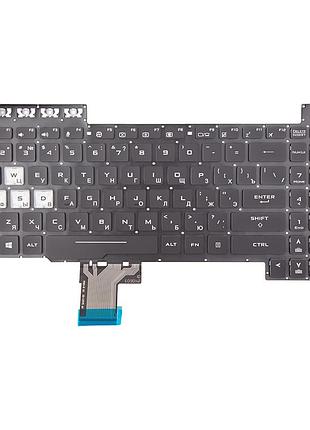Клавиатура для ноутбука asus rog gl703gs черная, подсветка