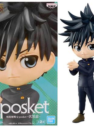 Фігурка q posket магічна битва мегумі фушигуро megumi fushiguro (ver. a) 15 см wst q posket jk mf a