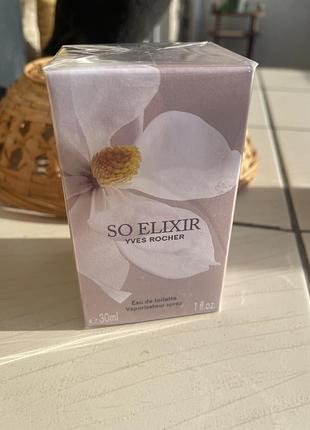 Оригінал новий у слюді! yves rocher so elixir 30 мл (туалетна вода, знята з виробництва)