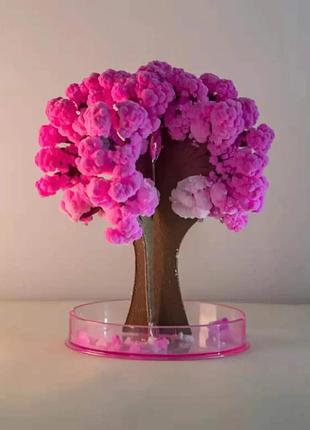 Волшебное растущее дерево из бумаги сакура magic sakura искусственный цветок сакуры 3
