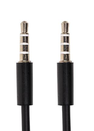 Аудіо кабель powerplant mini jack 3.5 мм 4 pin m-m, 1.2 м