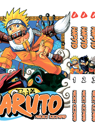 Комплект манги yohoho prin наруто naruto том 1-5 (на украинском) yh n set 02