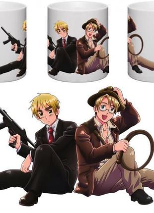 Кухоль hetalia америка, англія ht124