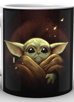 Кухоль geekland зоряні війни мандалорець бейбі йода малюнок star wars the mandalorian tm.04.15