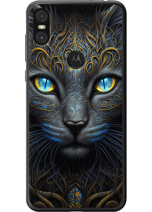 Чохол на motorola one кішка "5548u-1589-851"