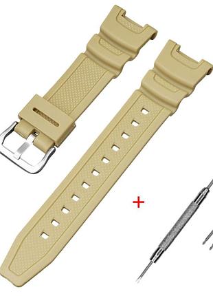 Ремешок для casio sgw-100 beige si