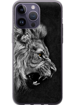 Чохол на iphone 14 pro max лев "1080u-2667-851"