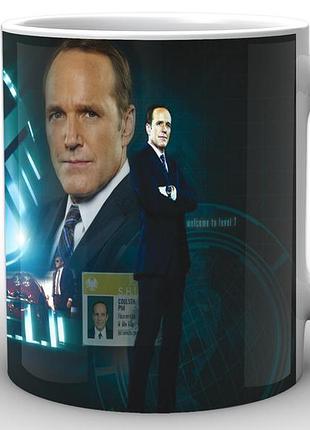 Кружка geek land белые агенты щ.и.т agents of s.h.i.e.l.d. агент as.02.003