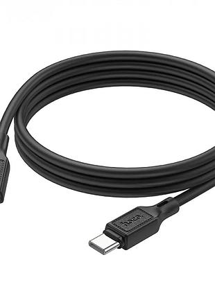 Кабель hoco x90 cool silicone pd charging data cable for ip black 5