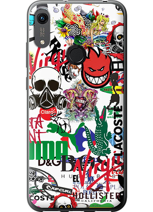 Чохол на huawei honor 8a many different logos "4022u-1635-851"