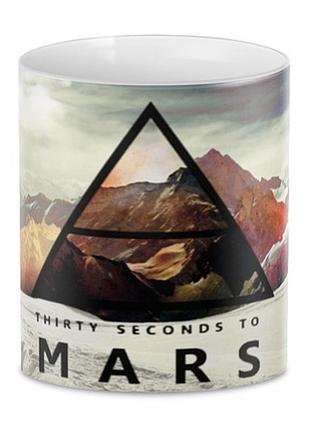 Кружка geekland 30 секунд до марса 30 seconds to mars логотип tsm.01.008
