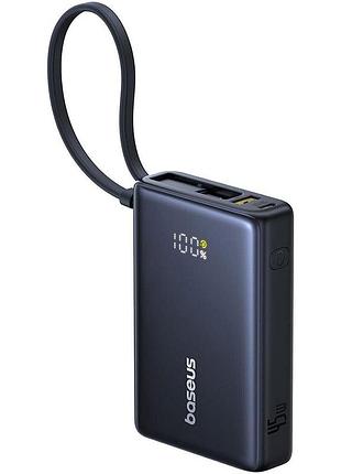 Внешний аккумулятор baseus picogo digital display power bank 10000mah 45w cosmic black