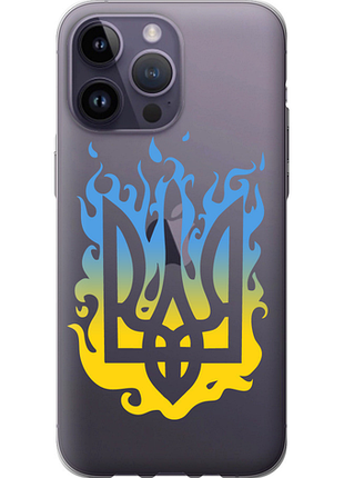 Чохол на iphone 14 pro max герб v1 "5258u-2667-851"