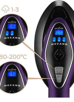 Отпариватель для одежды mozano smart care 2500вт agd/st/02#fiolet 5