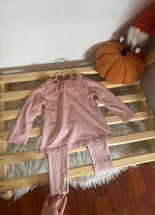 Ніжний набір zara та h&m  розмір 92(1.6-2р) стан- ідеальний