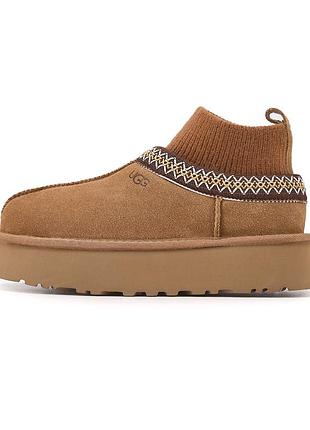 Ugg tasman platform sock chestnut
