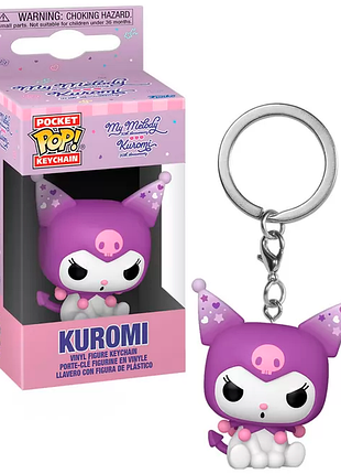 Фігурка брелок funko pop хеллоу кітті куромі hello kitty kuromi 4 см fp hk k kc 2