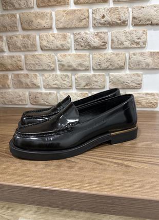Шкіряні лофери massimo dutti 5